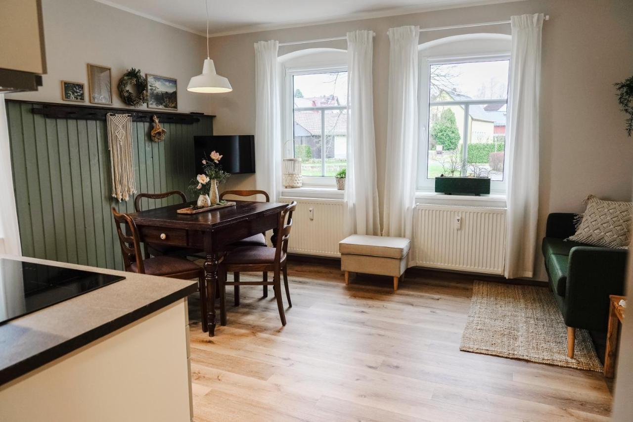 Urlaubsfreude Biedermann Haus Gluecksstein Ferienwohnung Smaragd Bad Schandau Eksteriør bilde