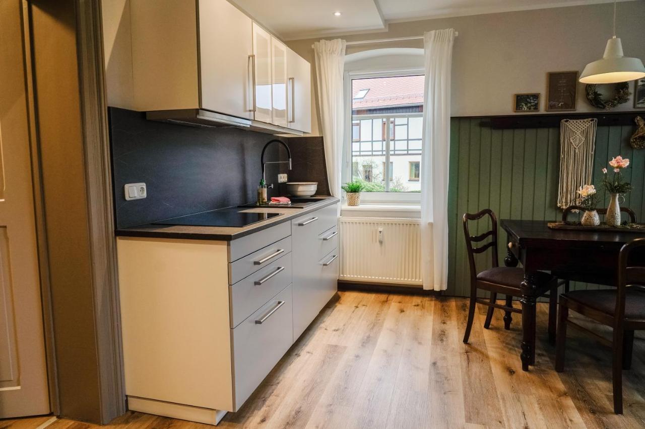 Urlaubsfreude Biedermann Haus Gluecksstein Ferienwohnung Smaragd Bad Schandau Eksteriør bilde