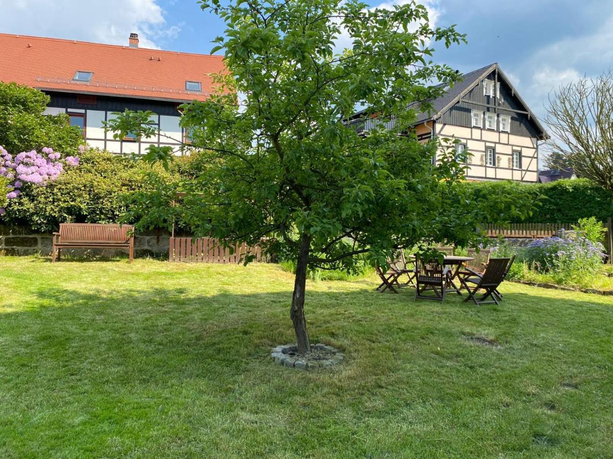Urlaubsfreude Biedermann Haus Gluecksstein Ferienwohnung Smaragd Bad Schandau Eksteriør bilde